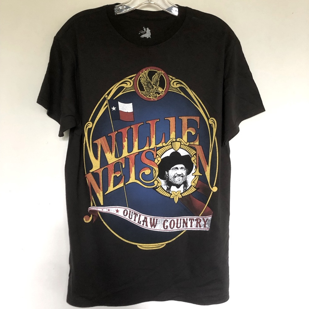 Willie Nelson Outlaw Country Band T Shirt